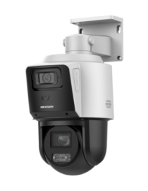 Camera IP TandemVu PTZ, 4MP, 10X, IR max. 80m DarkFighter, WL 30m, PoE – HIKVISION DS-2SE3C410MWG-E14-2.8mm